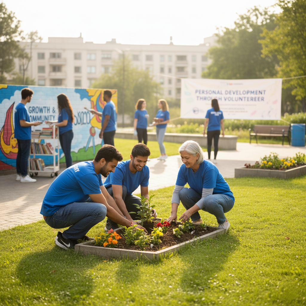 Volunteering activities for personal development skills